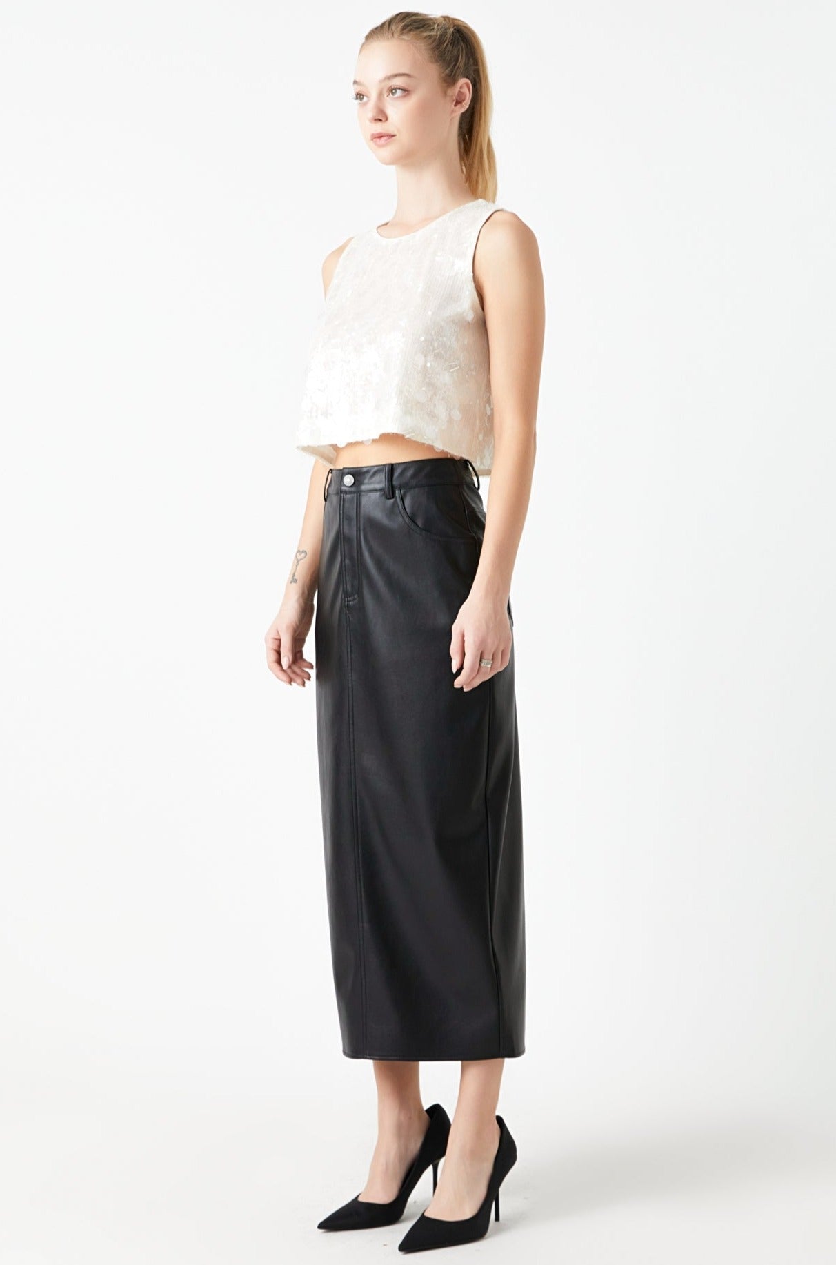 GREY LAB - Sequin Top - TOPS available at Objectrare