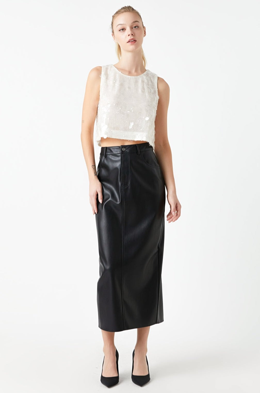 GREY LAB - Sequin Top - TOPS available at Objectrare