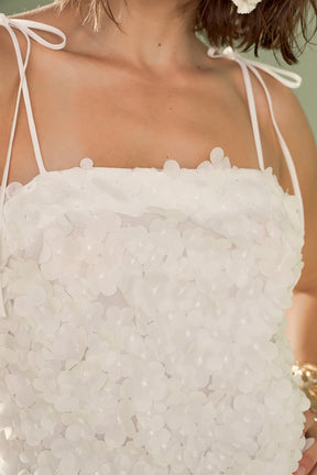 ENGLISH FACTORY - Charlotte Flower Sleeveless Mini Dress - DRESSES available at Objectrare