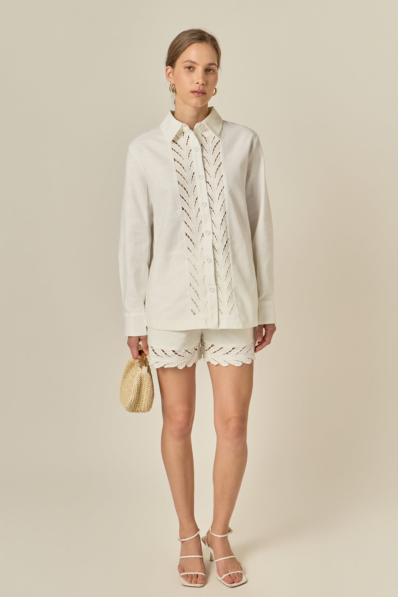 ENGLISH FACTORY - Embroidered Shorts - SHORTS available at Objectrare