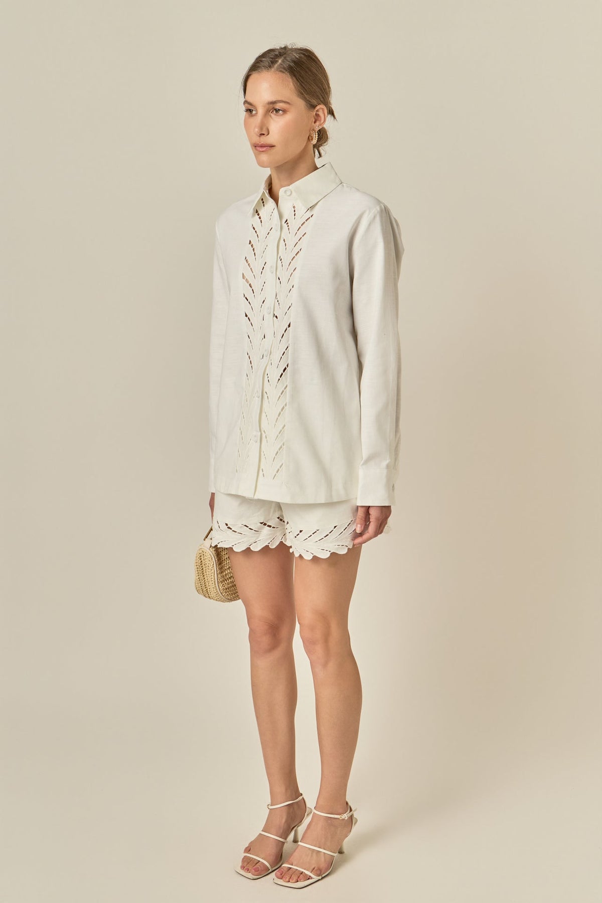 ENGLISH FACTORY - Embroidered Shorts - SHORTS available at Objectrare