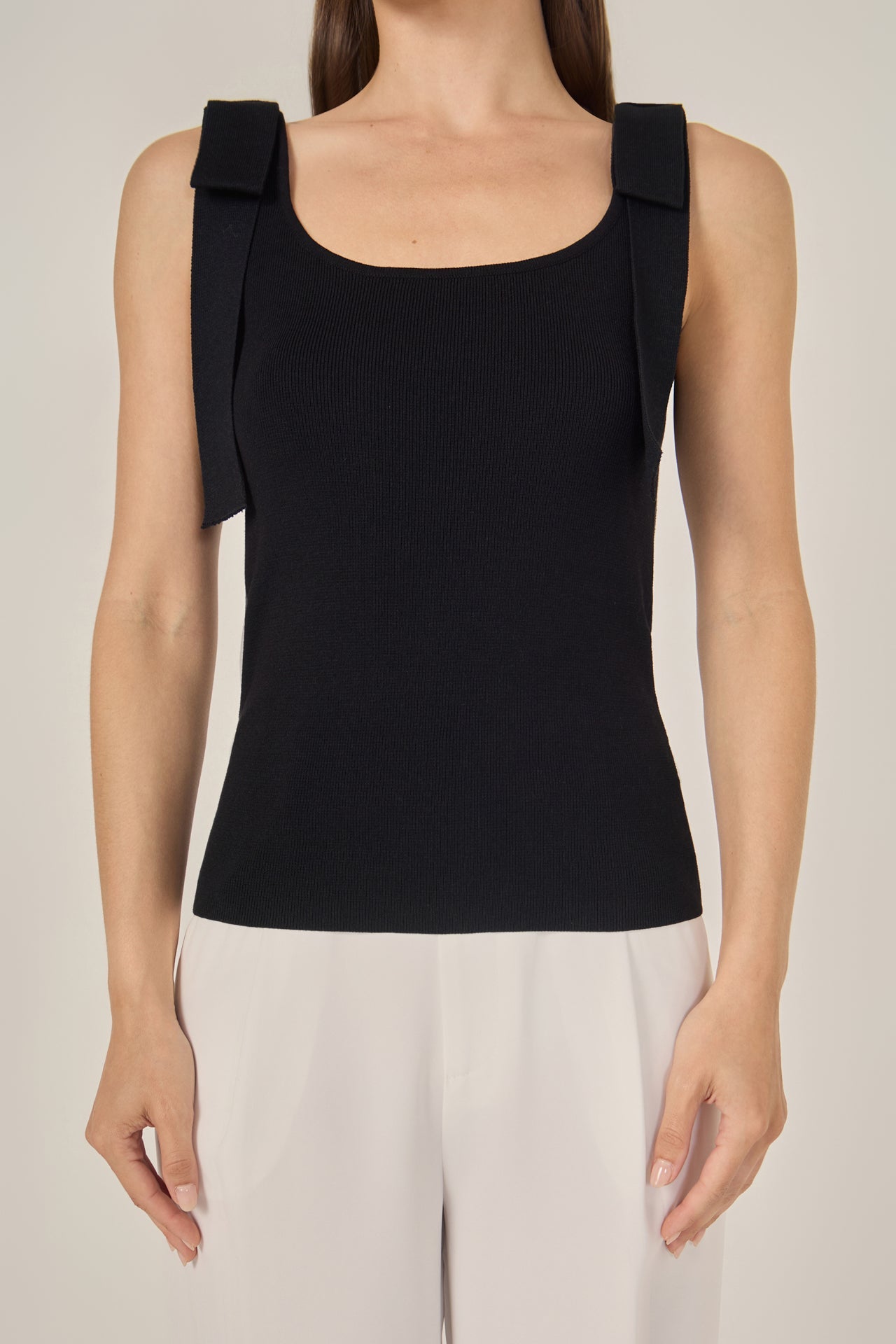 ENDLESS ROSE - Bow Strap Tank Top - TOPS available at Objectrare