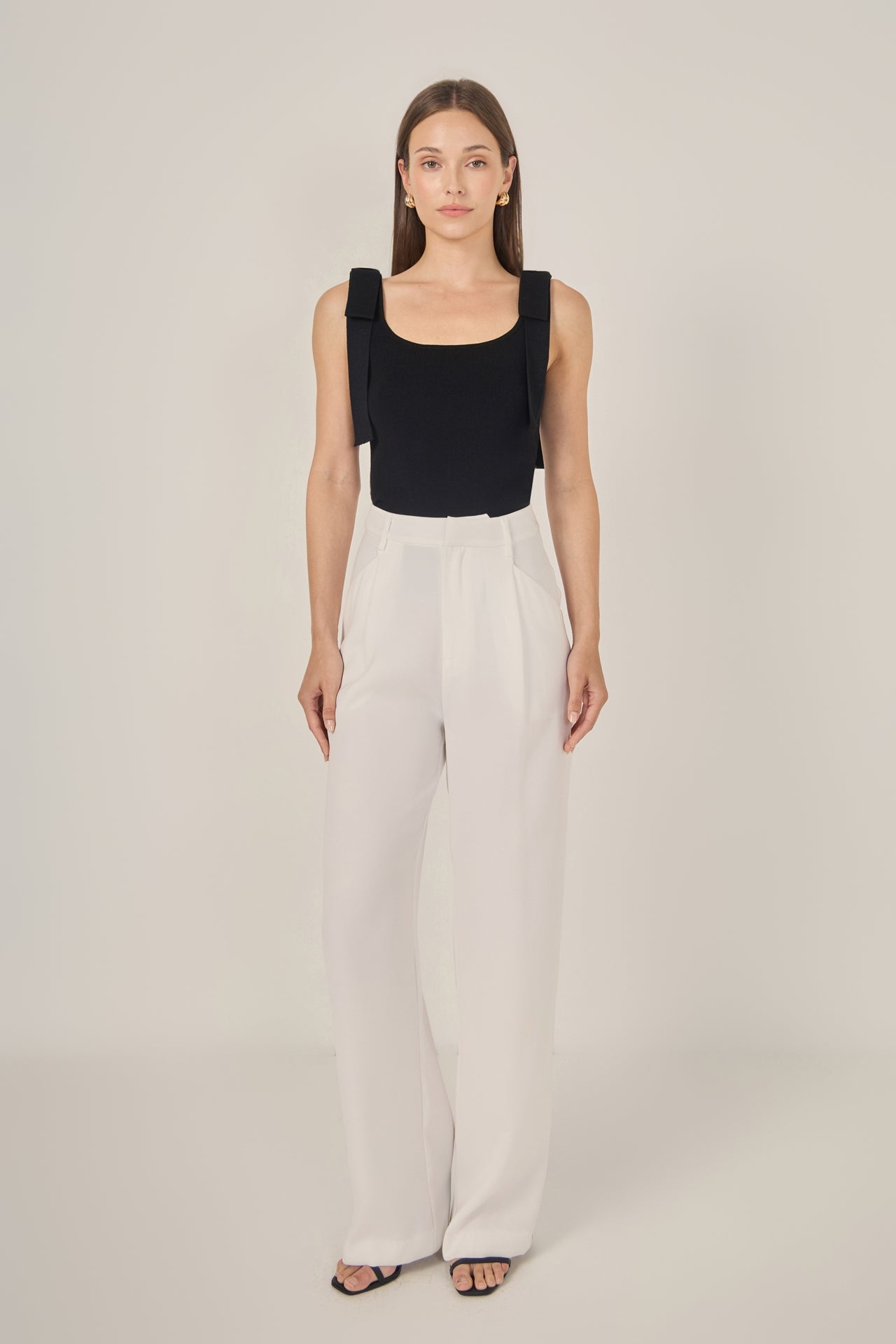 ENDLESS ROSE - Bow Strap Tank Top - TOPS available at Objectrare