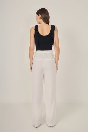 ENDLESS ROSE - Bow Strap Tank Top - TOPS available at Objectrare
