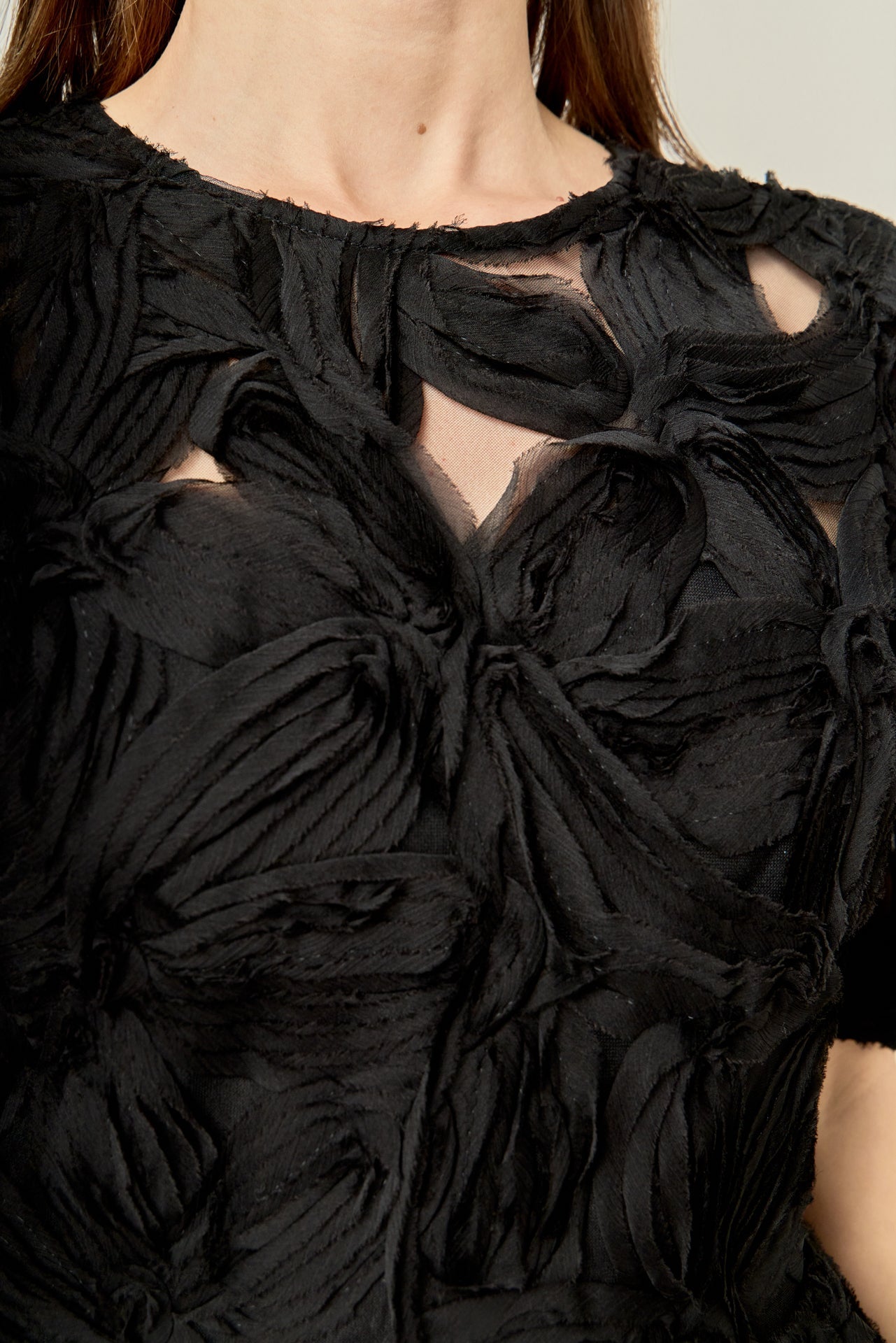 ENGLISH FACTORY - Flower Embellished Mini Dress - DRESSES available at Objectrare