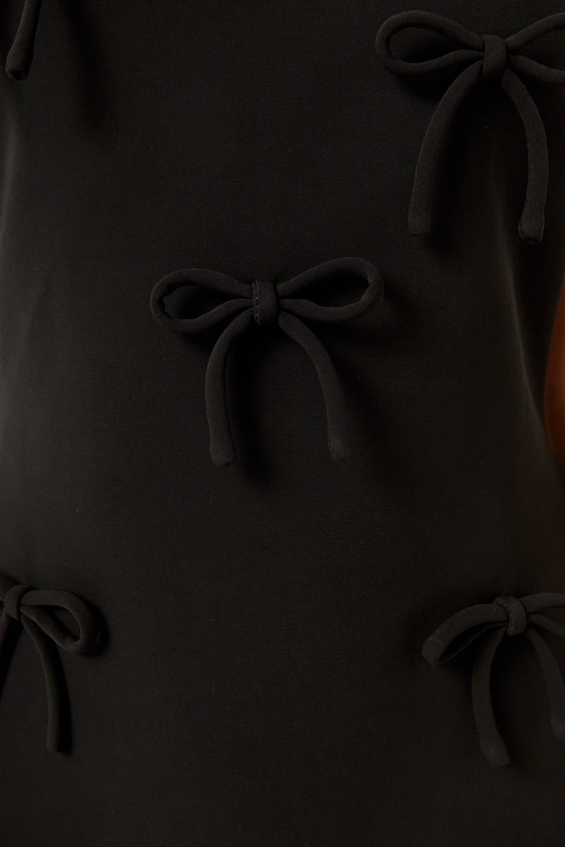 Bow Detailed Sleeveless Midi Dress