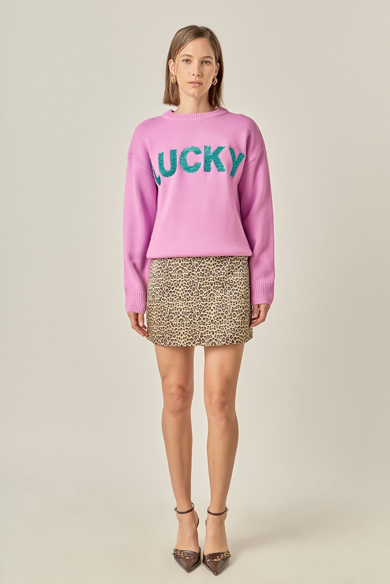 ENGLISH FACTORY - Leopard Mini Skirt - SKIRTS available at Objectrare