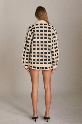 ENGLISH FACTORY - High-Waisted Crocheted Shorts - SHORTS available at Objectrare