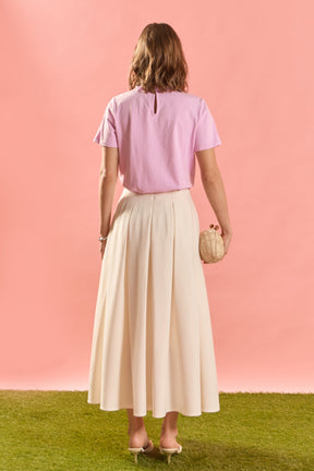 ENGLISH FACTORY - Beaded Bow Tee - T-SHIRTS available at Objectrare