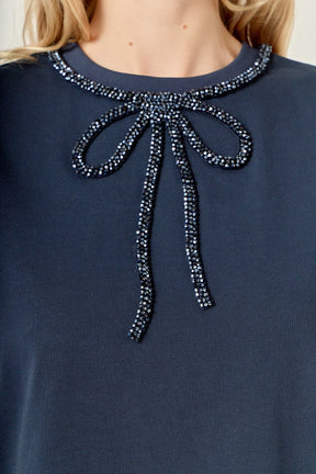Beaded Bow Tee