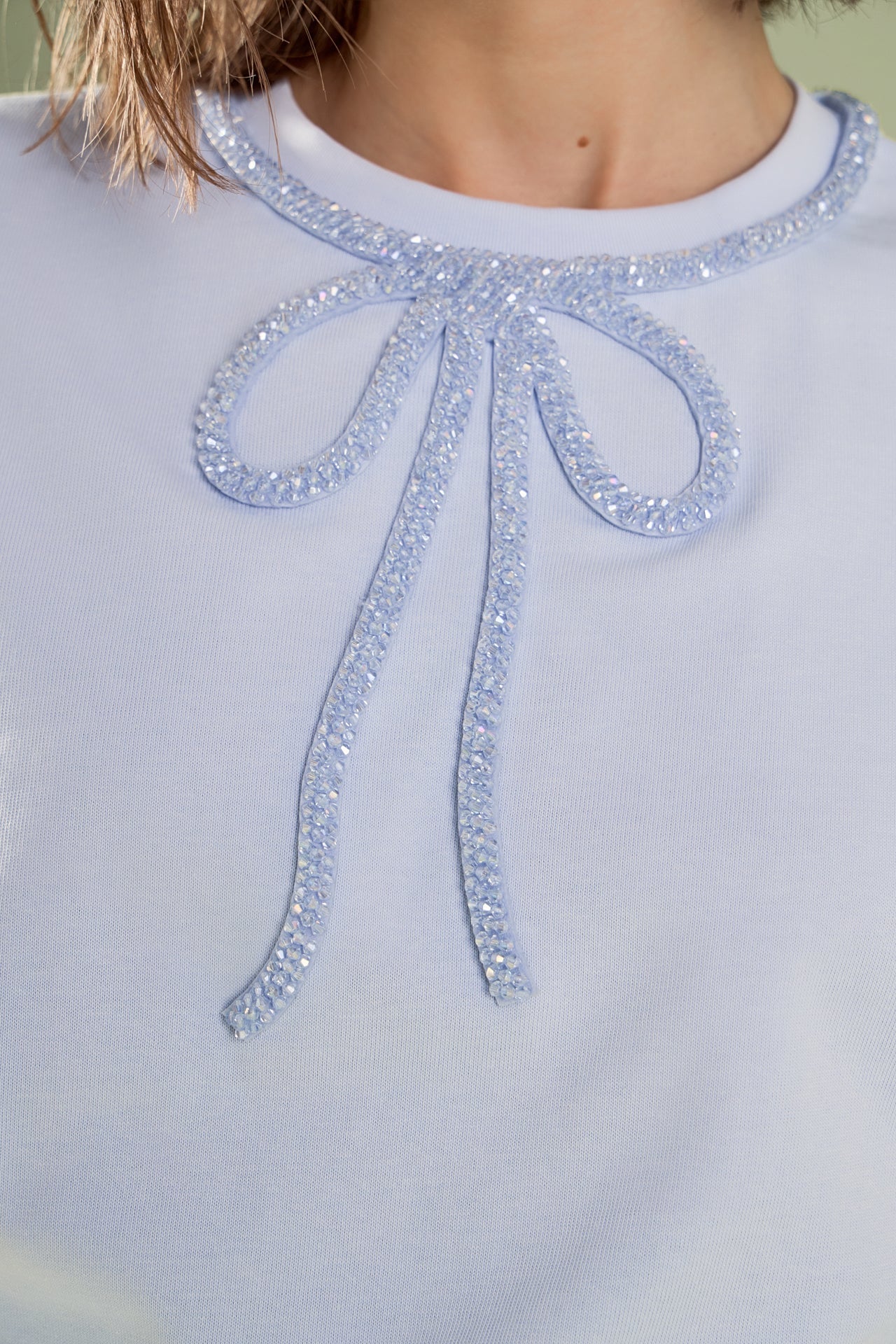 Beaded Bow Tee