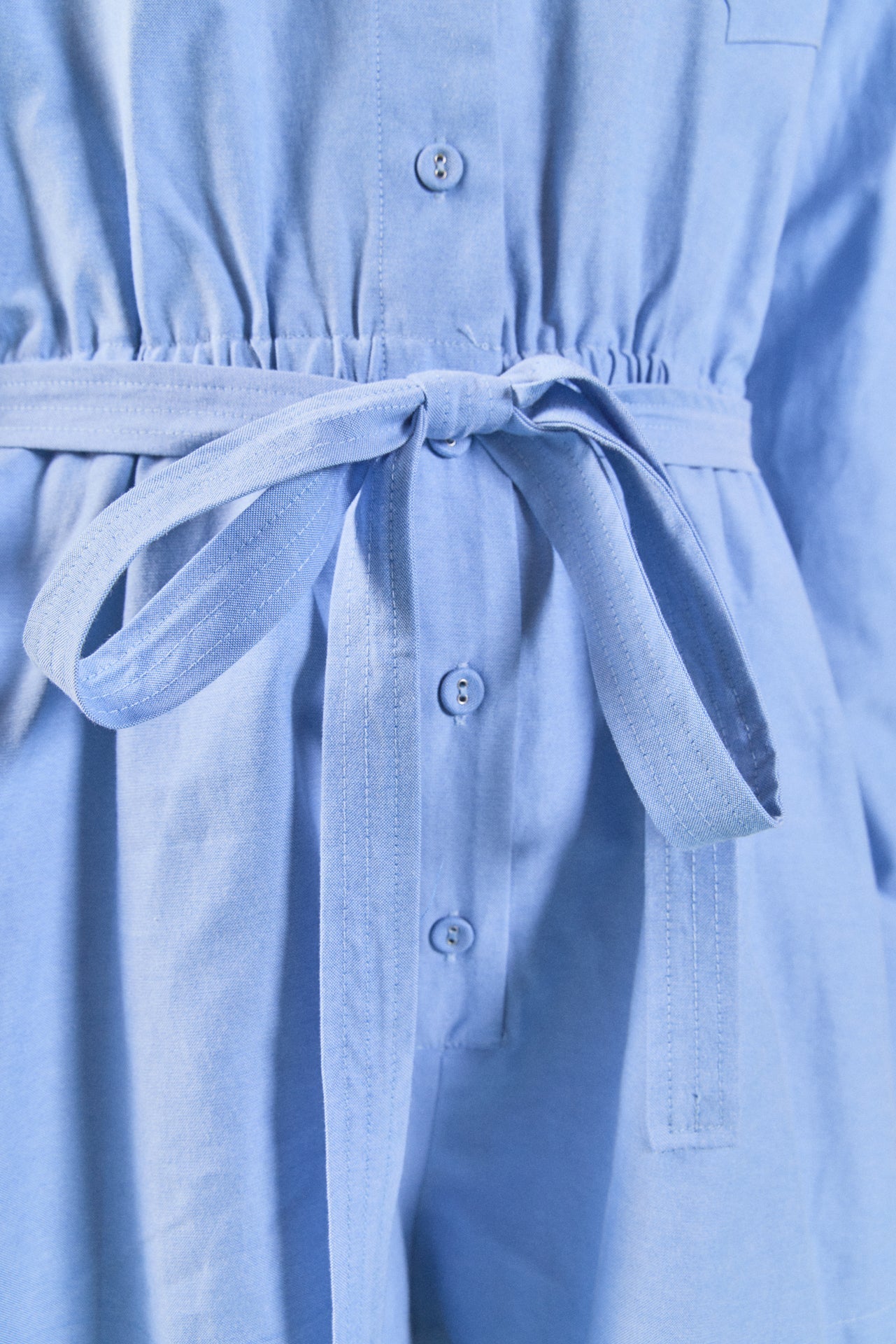 ENGLISH FACTORY - Oxford Belted Romper - ROMPERS available at Objectrare