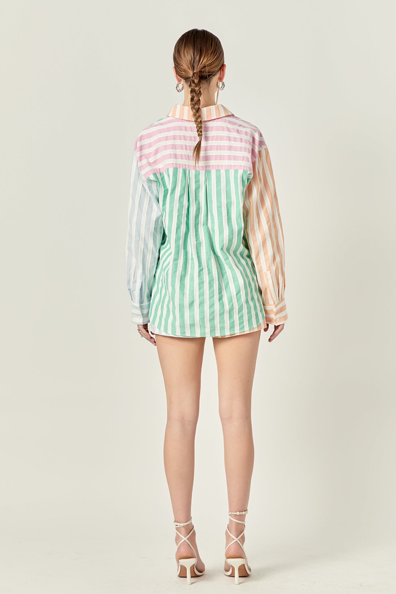 ENGLISH FACTORY - English Factory - Colorblock Stripe Shirt - SHIRTS & BLOUSES available at Objectrare