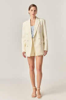 ENGLISH FACTORY - Emmeline Double Breasted Jacket - JACKETS available at Objectrare