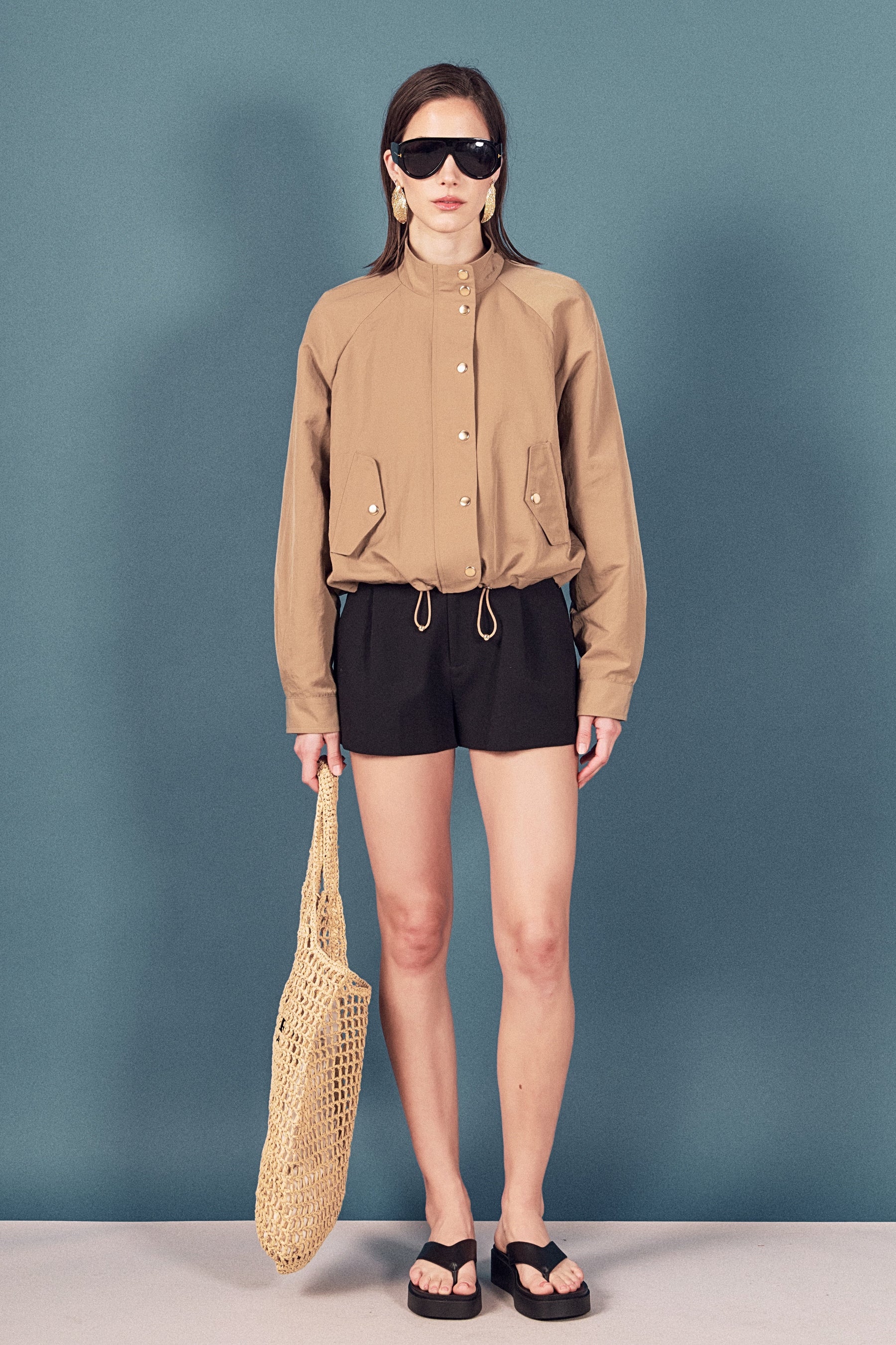 ENGLISH FACTORY - Lightweight Bomber Jacket - JACKETS available at Objectrare