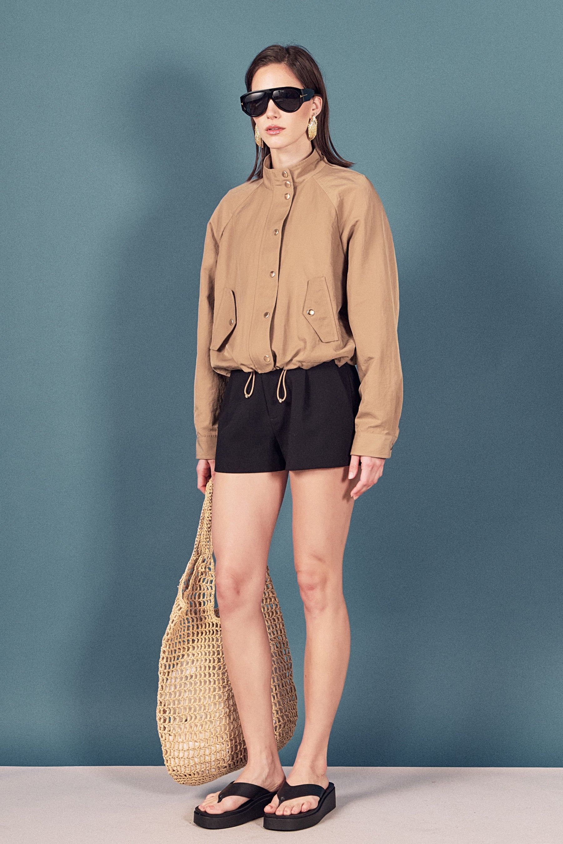 ENGLISH FACTORY - Lightweight Bomber Jacket - JACKETS available at Objectrare