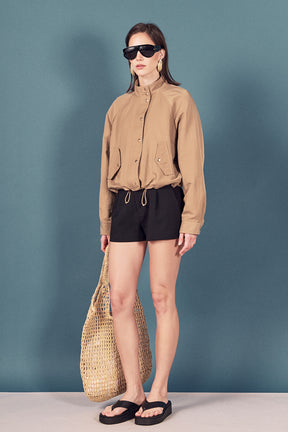 ENGLISH FACTORY - Lightweight Bomber Jacket - JACKETS available at Objectrare