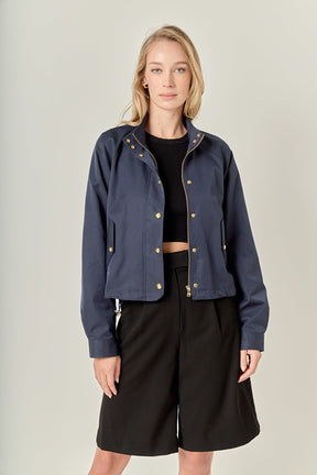 ENGLISH FACTORY - Lightweight Bomber Jacket - JACKETS available at Objectrare