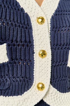 ENGLISH FACTORY - Contrast Sleeveless Knit Top - TOPS available at Objectrare