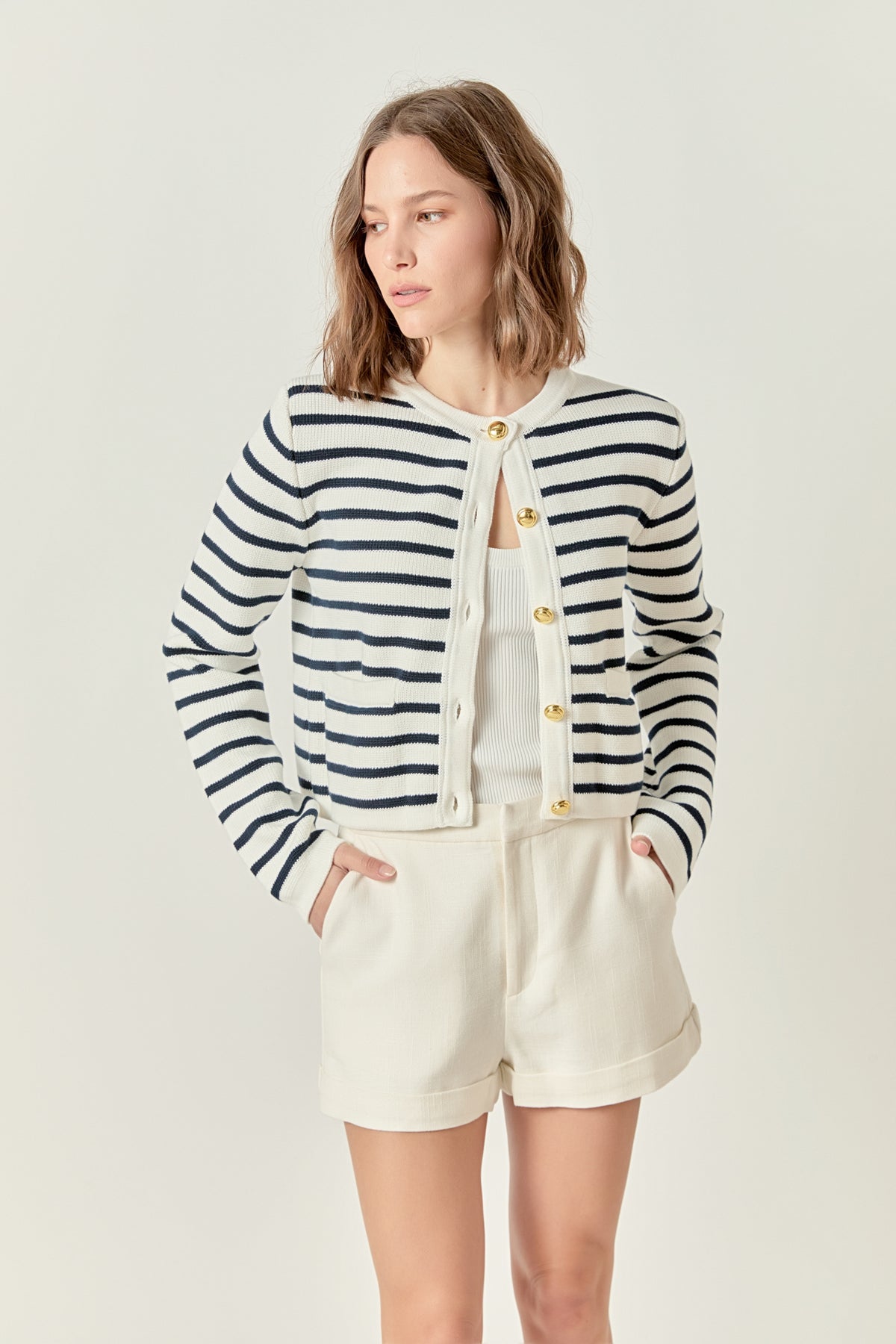 Stripe Cardigan