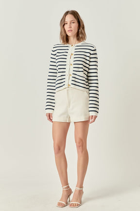 Margot Stripe Cardigan