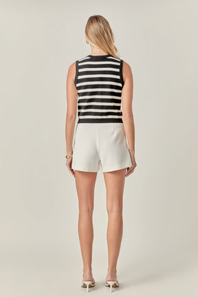 ENGLISH FACTORY - Knit Vest - TOPS available at Objectrare