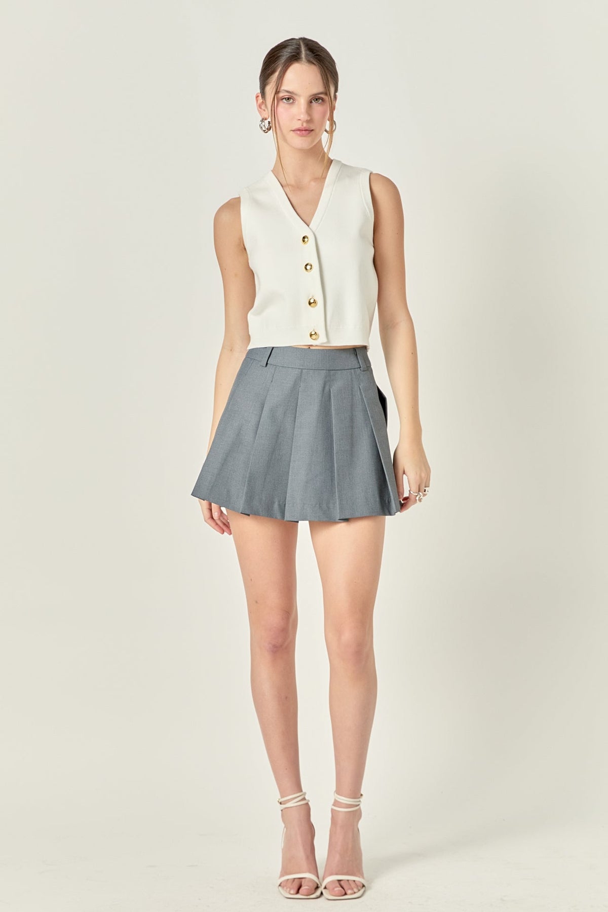 ENGLISH FACTORY - Knit Vest - TOPS available at Objectrare