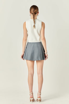 ENGLISH FACTORY - Knit Vest - TOPS available at Objectrare