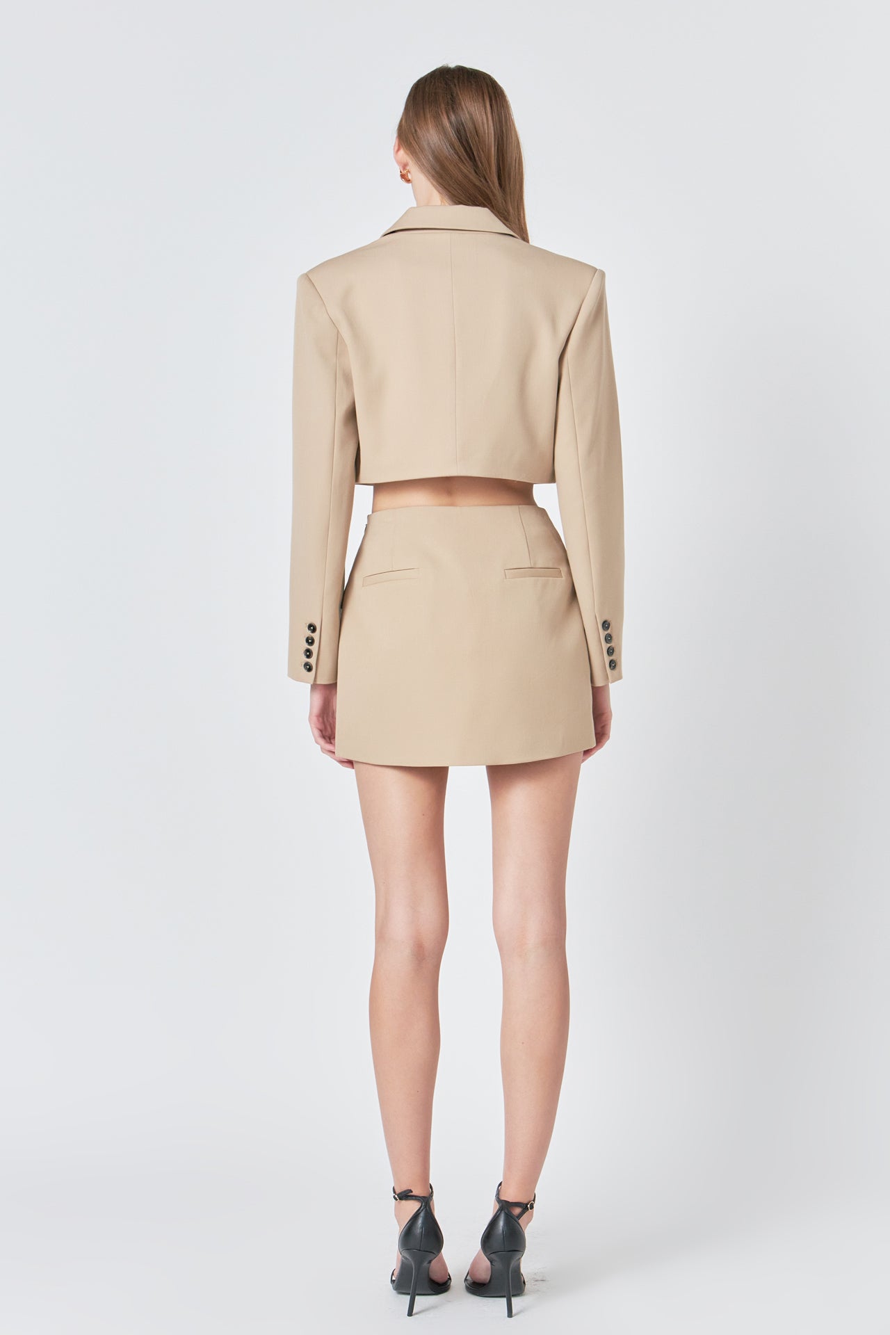 GREY LAB - Cropped Jacket - JACKETS available at Objectrare