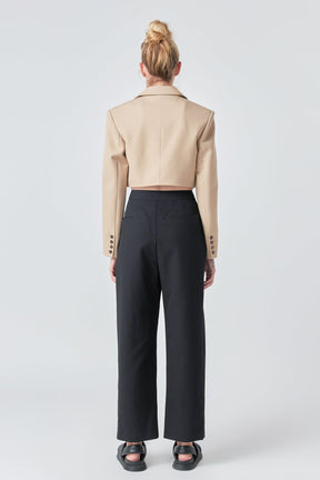 GREY LAB - Cropped Jacket - JACKETS available at Objectrare