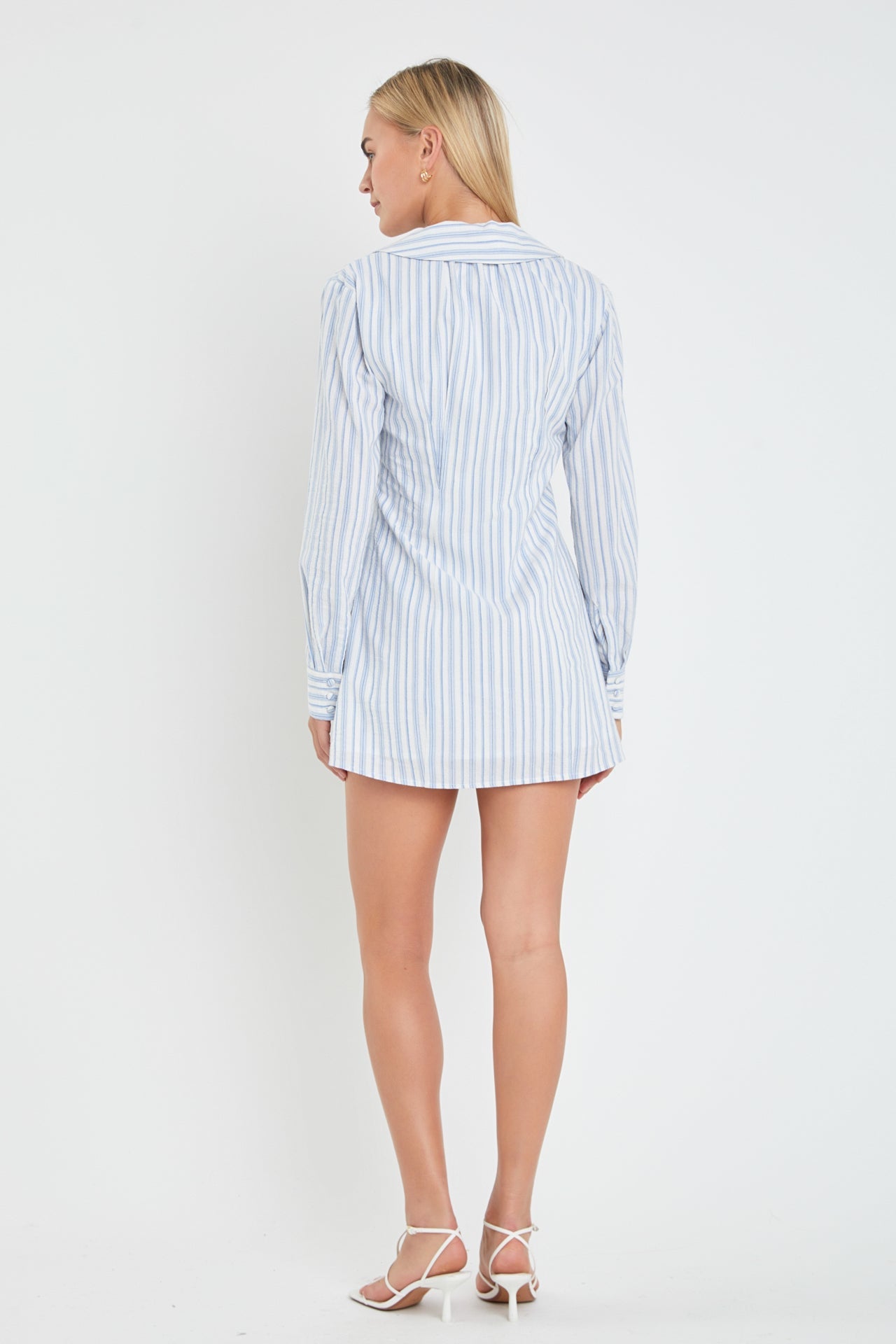 ENGLISH FACTORY - English Factory - Collar Shirt Mini Dress - DRESSES available at Objectrare