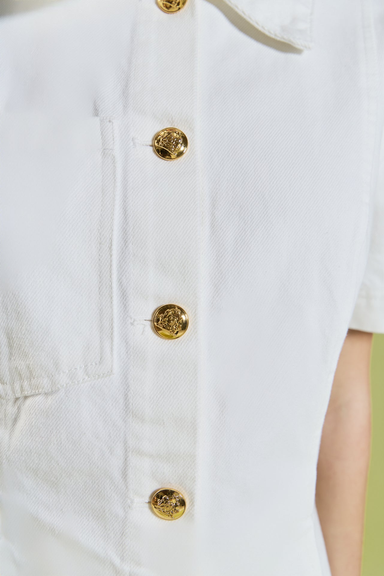 ENGLISH FACTORY - Classic Denim Mini Dress - DRESSES available at Objectrare