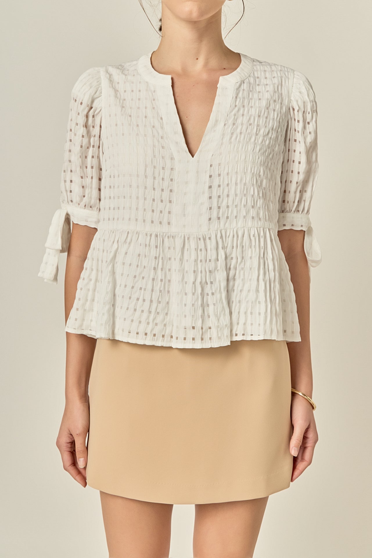 The Clara Peplum Top