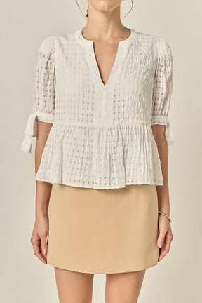 The Clara Peplum Top