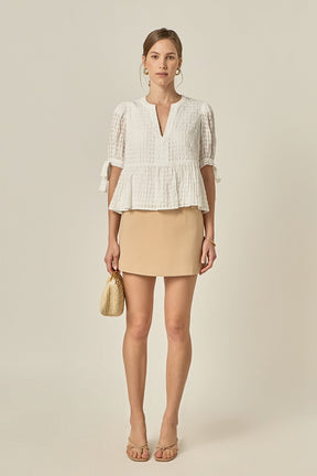 The Clara Peplum Top