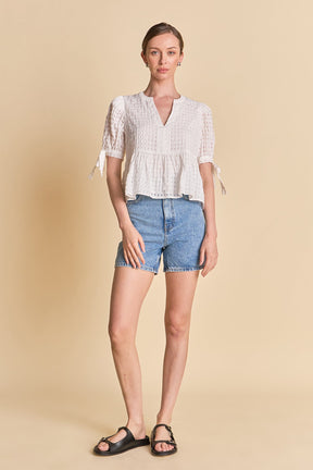 The Clara Peplum Top