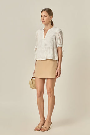 The Clara Peplum Top