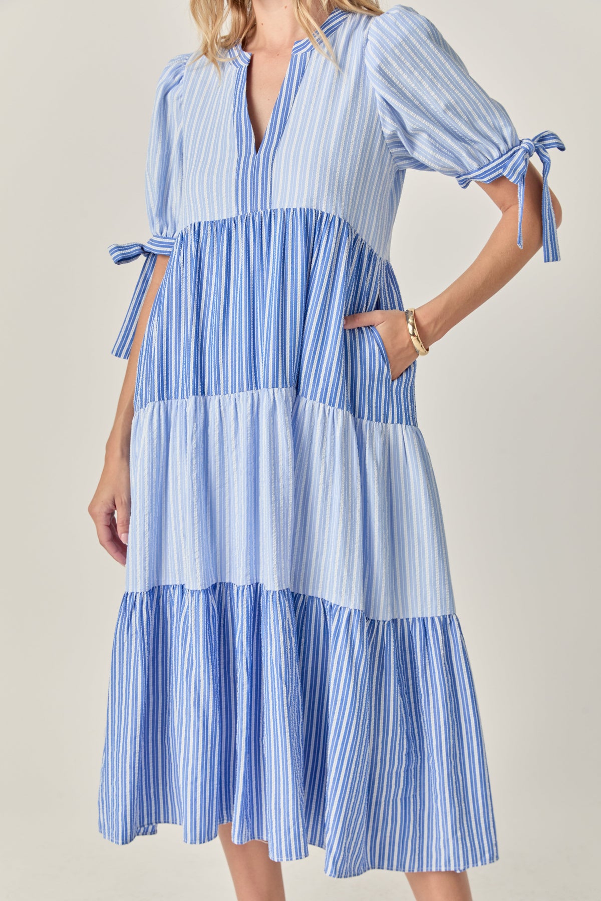 The Ava Stripe Dress