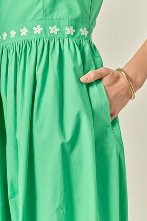 ENGLISH FACTORY - Petal Ruffle Midi Dress - DRESSES available at Objectrare