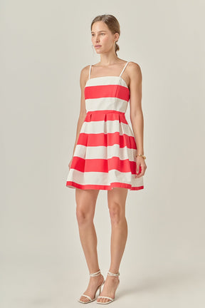 ENGLISH FACTORY - Summer Stroll Stripe Dress - DRESSES available at Objectrare