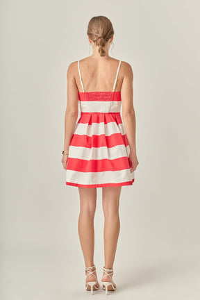 ENGLISH FACTORY - Summer Stroll Stripe Dress - DRESSES available at Objectrare