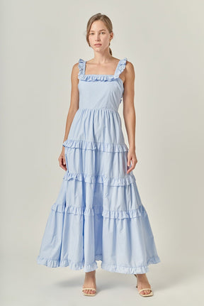 ENGLISH FACTORY - Celeste Ruffle Dress - DRESSES available at Objectrare