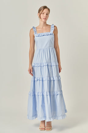 ENGLISH FACTORY - Celeste Ruffle Dress - DRESSES available at Objectrare