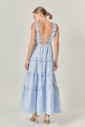 ENGLISH FACTORY - Celeste Ruffle Dress - DRESSES available at Objectrare