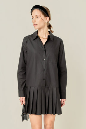 ENGLISH FACTORY - Anne Shirt Dress - DRESSES available at Objectrare