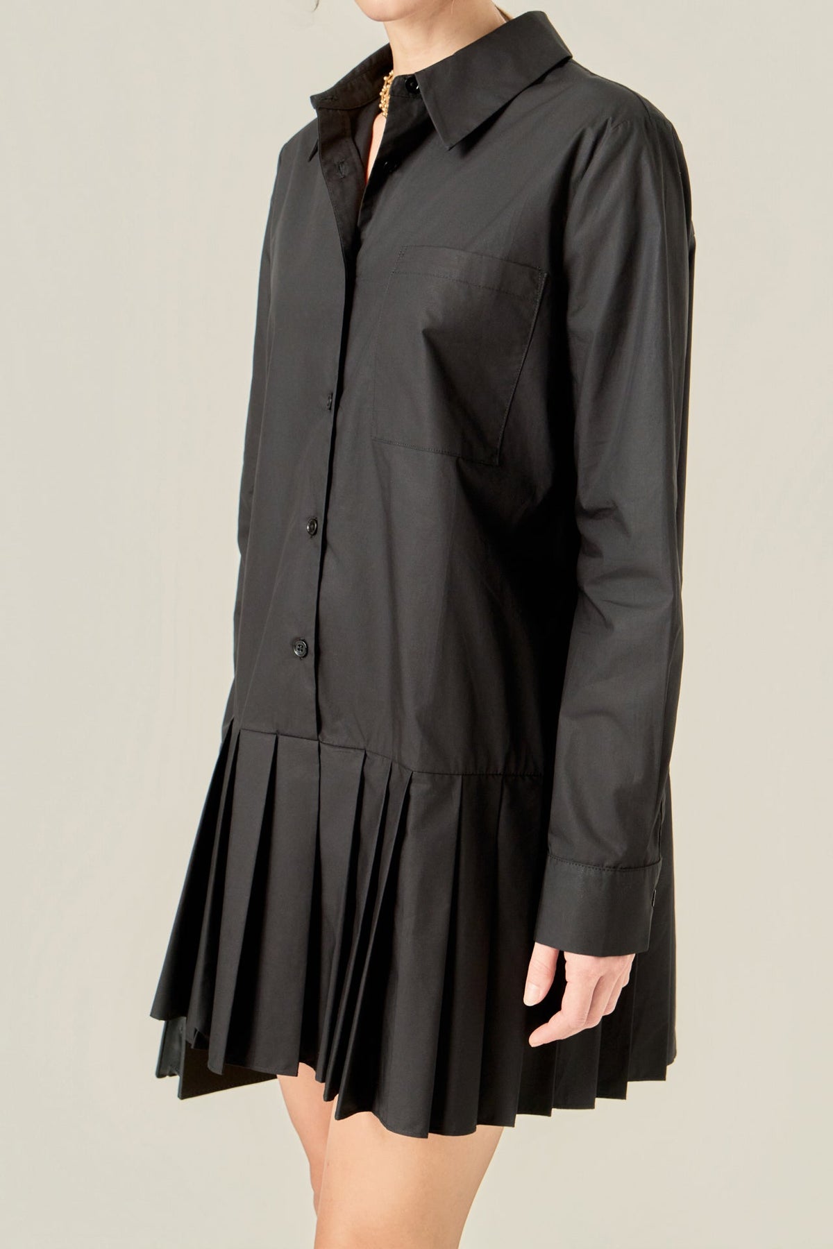 ENGLISH FACTORY - Anne Shirt Dress - DRESSES available at Objectrare