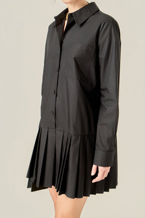 ENGLISH FACTORY - Anne Shirt Dress - DRESSES available at Objectrare