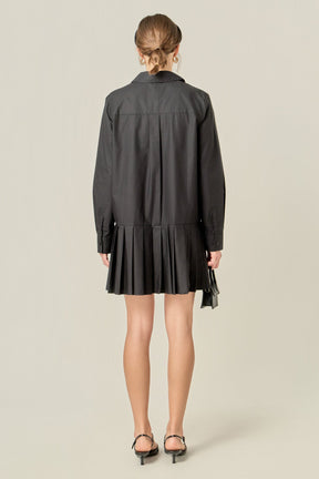 ENGLISH FACTORY - Anne Shirt Dress - DRESSES available at Objectrare