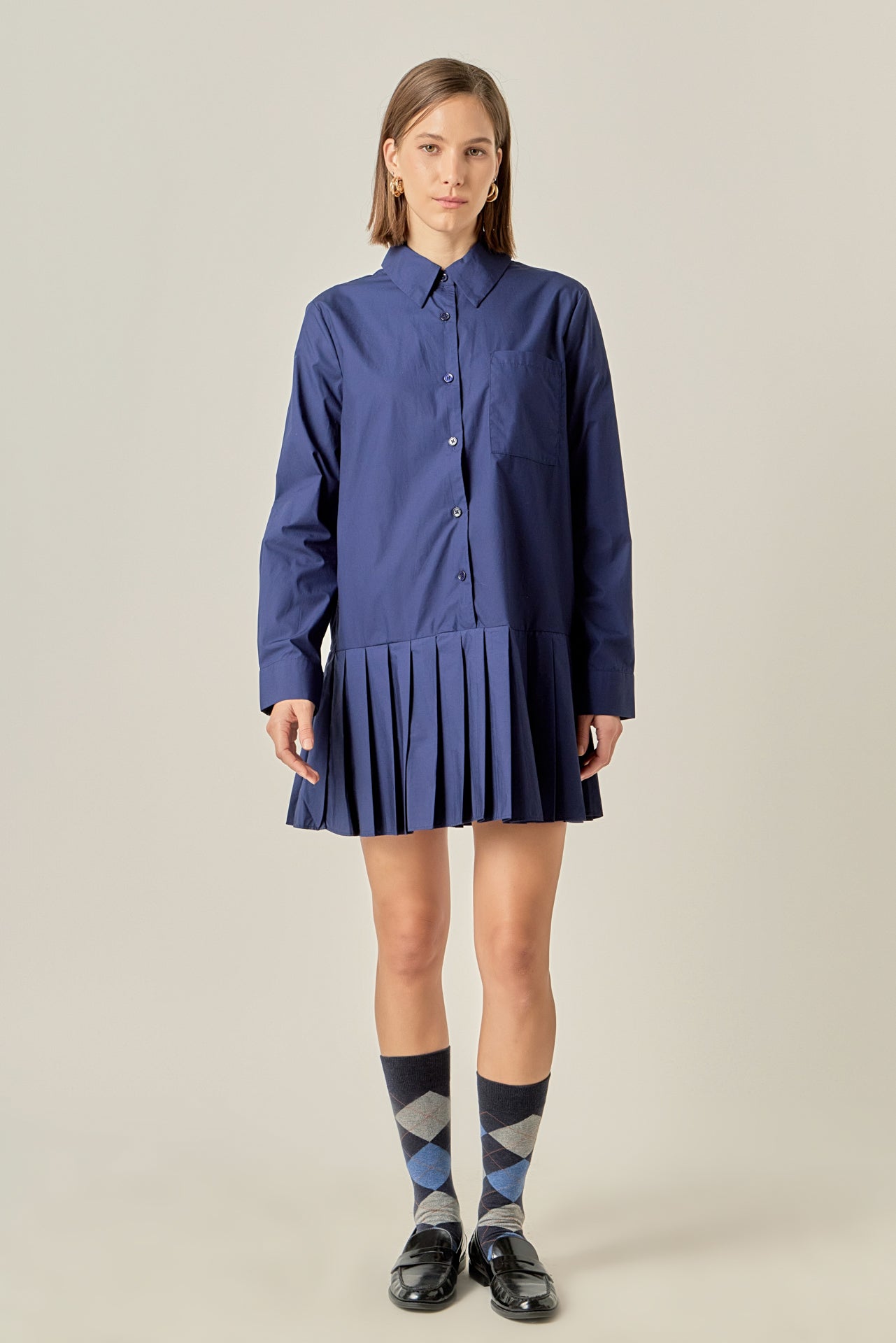 ENGLISH FACTORY - Anne Shirt Dress - DRESSES available at Objectrare