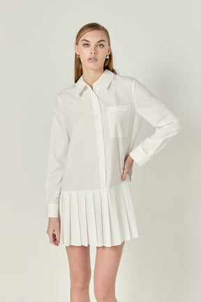ENGLISH FACTORY - Anne Shirt Dress - DRESSES available at Objectrare